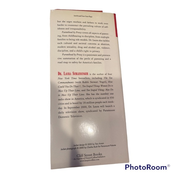 Parenthood by Proxy Hardback Book by Dr. Laura Schlessinger - Picture 4 of 5